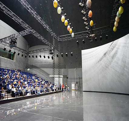 비봉공원 공연장 모습