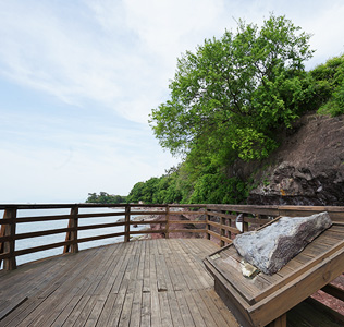 바다가 보이는 전경