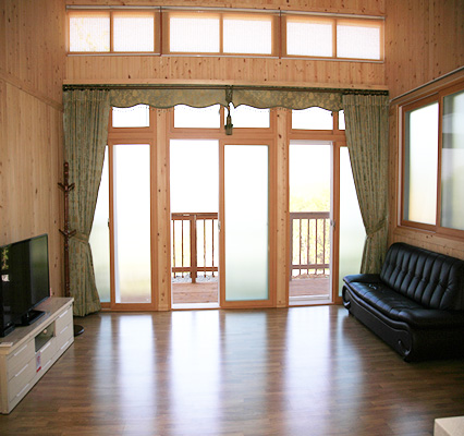 Inner View of a House in the Woods