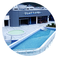 공중에서 바라본 해수센터전경